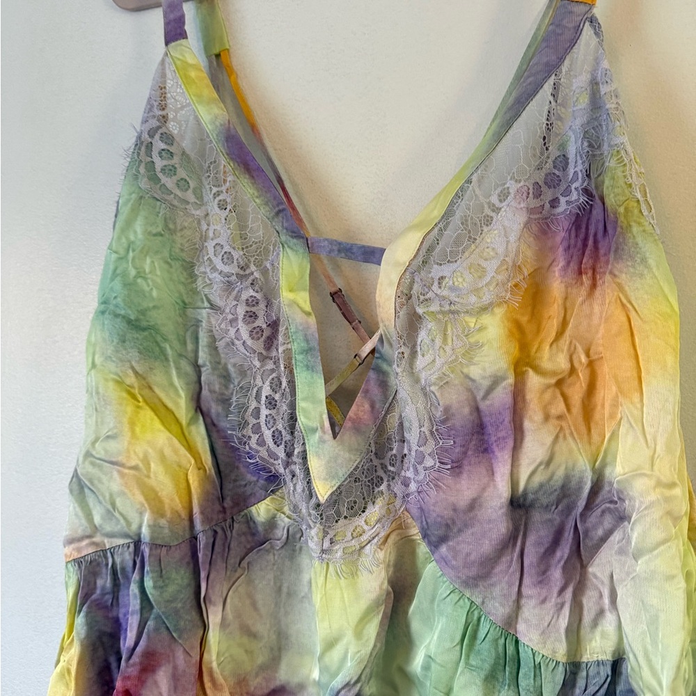 NWT Anthropologie Lyre Bird Silky Pajama Set - Picture 8 of 11